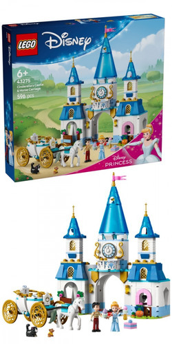 LEGO Disney Cinderellas Castle & Horse Carriage 6+