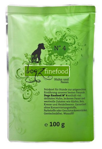 Dogz Finefood N.04 Chicken & Pheasant Wet Food 100g