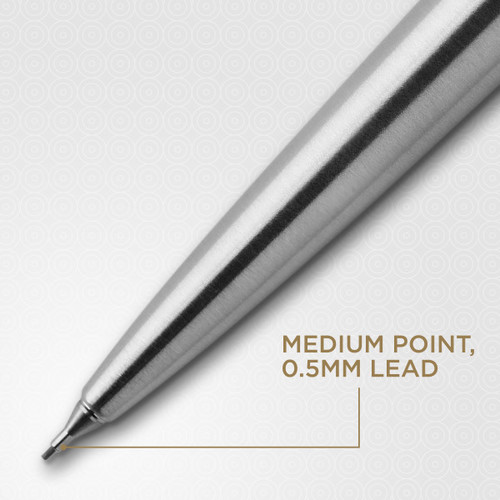 Parker Gift Set Jotter Steel CT - Mechanical Pencil & Ballpoint Pen