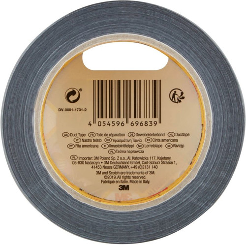 Scotch Universal Duct Tape 25 m x 48 mm, black
