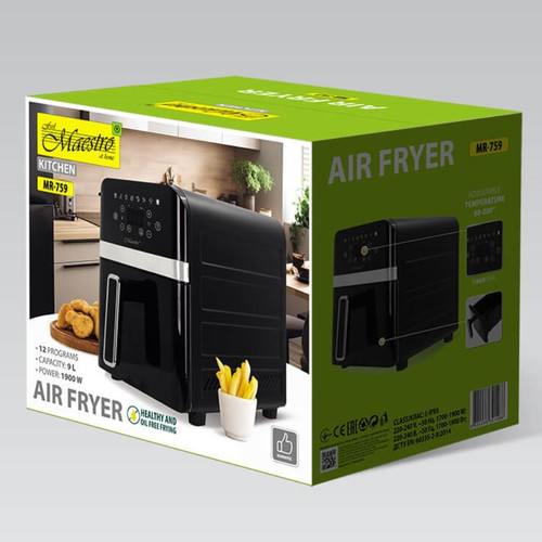 Feel Maestro 9.0L Digital Air Fryer 1900W MR-759