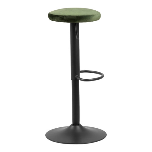 Bar Stool Finch, velvet, Forest green