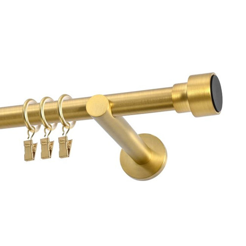 Curtain Rod Slick 19 mm 240 cm, brass