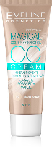 Eveline Magical CC Cream Foundation No.50 Bright Beige 30ml