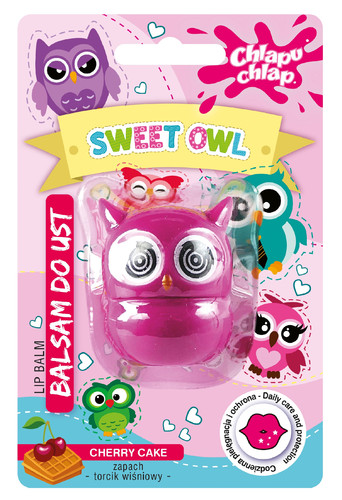 Moisturizing Lip Balm Sweet Owl Cherry Cake