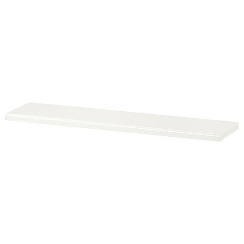 TRANHULT Shelf, white stained aspen, 80x20 cm