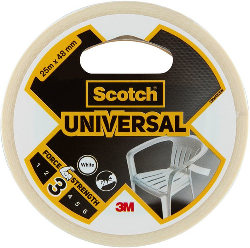 Scotch Universal Duct Tape 25 m x 48 mm, white