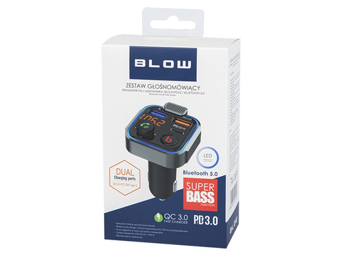 Blow Transmiter FM Bluetooth 5.1 QC3.0