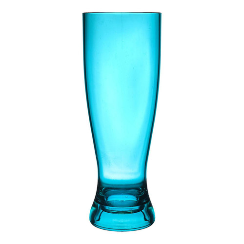 Plastic Beer Glass 720ml, blue