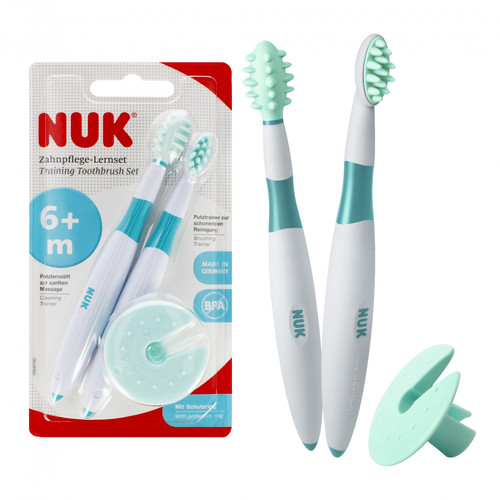 NUK Training Toothbrush Set 6m+