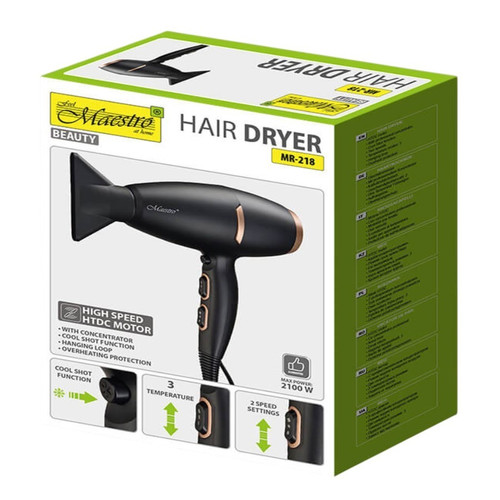 Feel Maestro 2100W HTDC Motor Hair Dryer MR-218