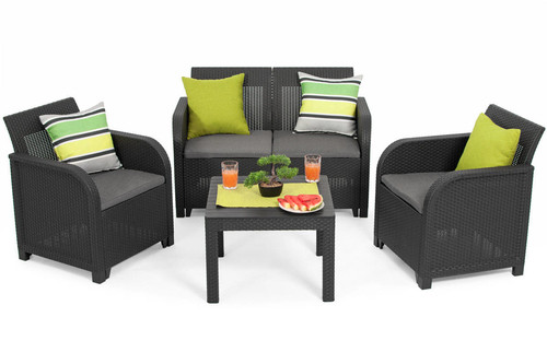 Outdoor Furniture Set ROSALIE SET, graphite