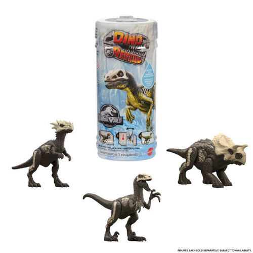 Jurassic World Dino Reveal Surprise Dinosaur Figure JDC52, 1pc, assorted models, 4+