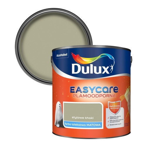 Dulux EasyCare Matt Latex Stain-resistant Paint 2.5l stylish khaki
