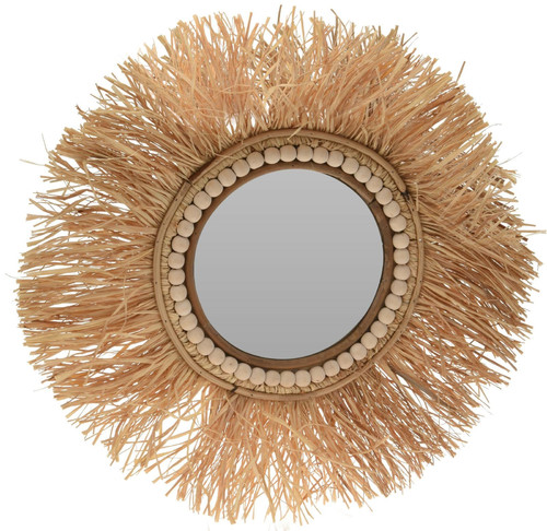 Mirror Raya boho, natural