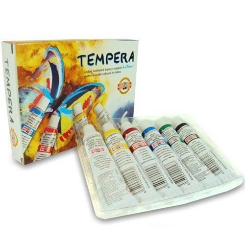 Koh-i-Noor Tempera Paints 6 Colours x 16ml