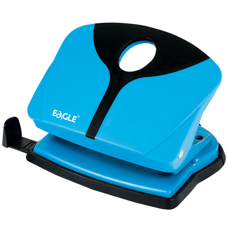Hole Puncher 2-Hole Punch, 16 Sheets, 6mm, blue