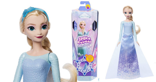 Disney Frozen Spin & Reveal Elsa Fashion Doll 3+