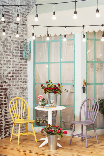 Table Bloom 60cm, in-/outdoor, white