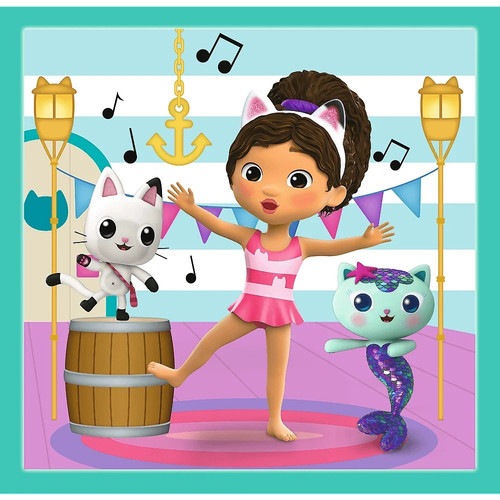 Trefl Children's Puzzle Gabby's Dollhouse 3in1 3+