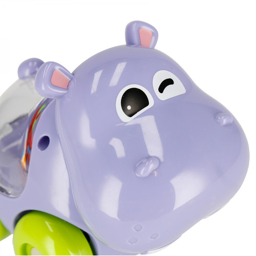 Bam Bam Cartoon Slide Car with Rattle Hippo 6m+