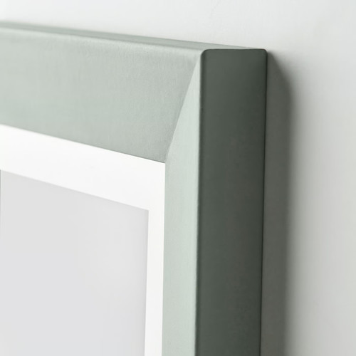 PLOMMONTRÄD Frame, pale grey-green, 13x18 cm