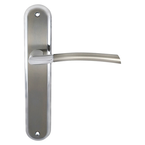 Door Handle Schaffner Kora, satin/chrome