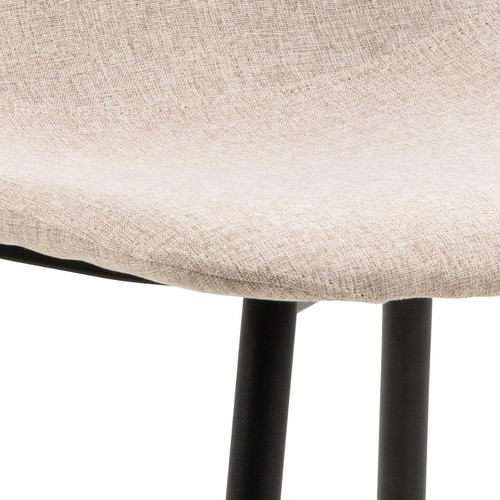 Dining Chair Celia, Beige/Black