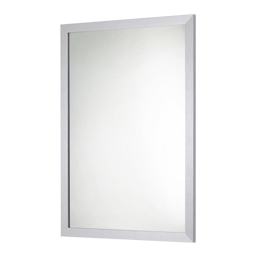Mirror with Frame 70x50cm, grey