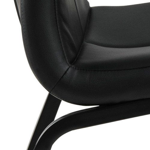 Chair Asama, black, black legs