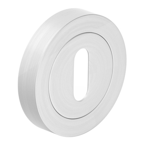 Door Escutcheon Metalbud, brushed nickel