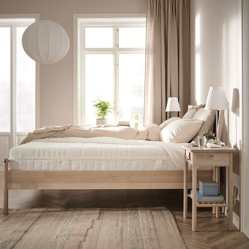ÅNNELAND Hybrid mattress, medium firm/white, Standard Single