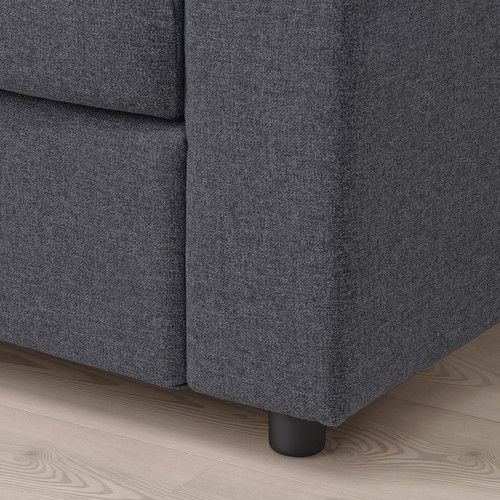 VIMLE 2-seat sofa, with wide armrests Gunnared/medium grey