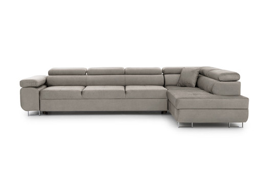 Corner Sofa-Bed Right Annabelle Maxi Vena 7, beige