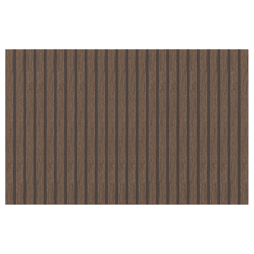BJÖRKÖVIKEN Door/drawer front, brown stained oak veneer, 60x38 cm