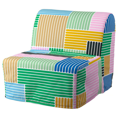 LYCKSELE LÖVÅS Chair-bed, Grindtorp multicolour