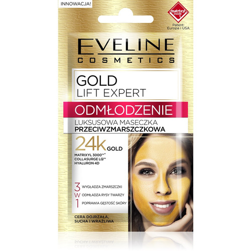 Eveline Gold Lift Expert Rejuvenating Anti-Wrinkle Luxury Mask 5ml