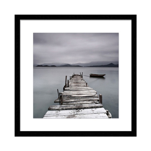 Picture Molo 30 x 30 cm, black frame