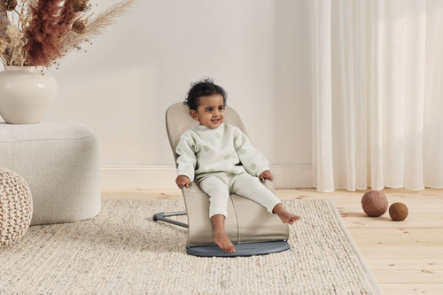 BABYBJÖRN Bouncer Balance Soft Woven - Khaki / Beige
