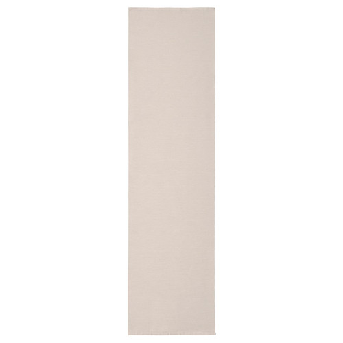 SVARTSENAP Table-runner, natural, 35x130 cm