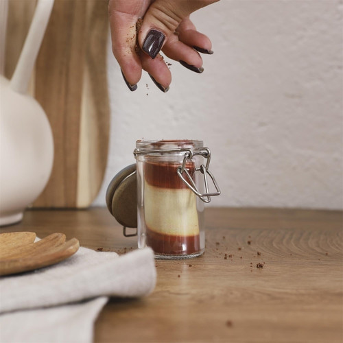 Mini Glass Jar with Acacia Wood Lid 70ml