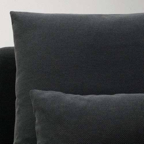 SÖDERHAMN 4-seat sofa with chaise longue, and open end Fridtuna/dark grey