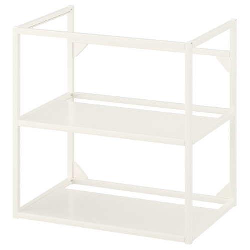 ENHET Base frame for washbasin, white, 60x40x60 cm