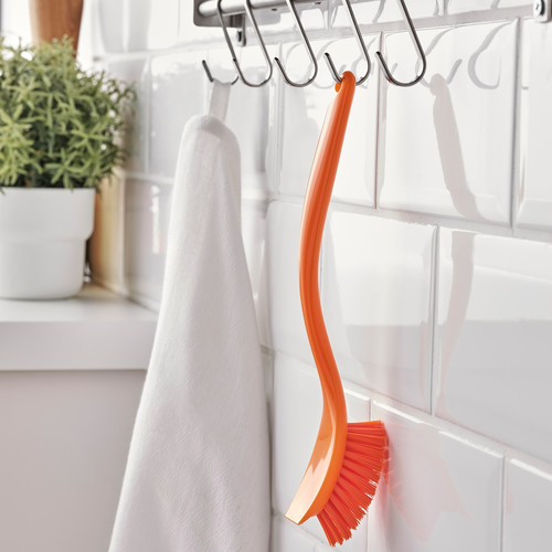 ANTAGEN Dish-washing brush, bright orange