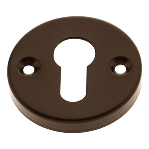 Door Escutcheon Gamar, round, brown