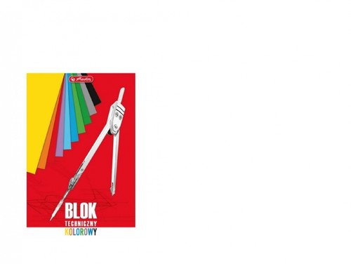 Herlitz Technical Sketch Book A4 10 Colour Sheets 10-pack
