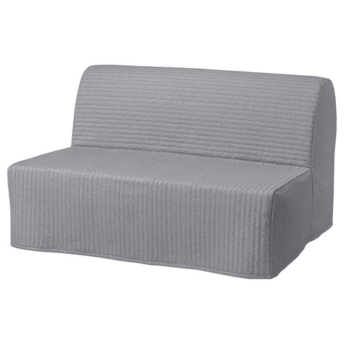 LYCKSELE Cover for 2-seat sofa-bed, Knisa light grey