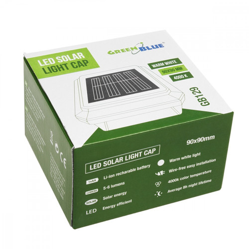 GreenBlue LED Solar Light Cap GB129