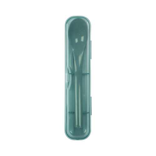Travel Cutlery Set with Case, green