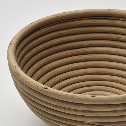 BANDSLÄTTING Proofing/bread basket, rattan, 22 cm